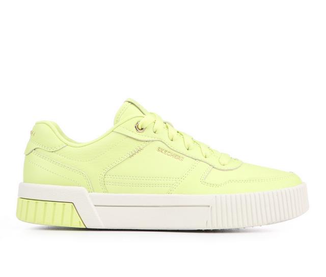 Women's Skechers Jade Key Highlights Sneakers in Lime color