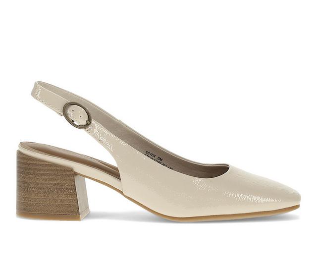 Women's Baretraps Ester Slingback Pumps in Ivory color