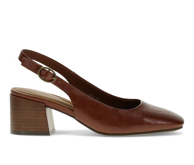 Women's Baretraps Ester Slingback Pumps in Mahogany color