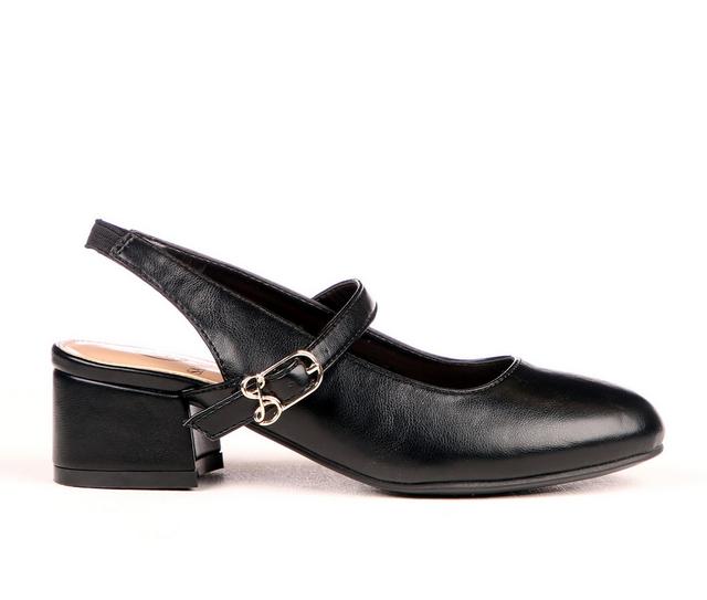 Girls' Sam & Libby Little Kid & Big Kid Bianca Grace Dress Shoes in Black color