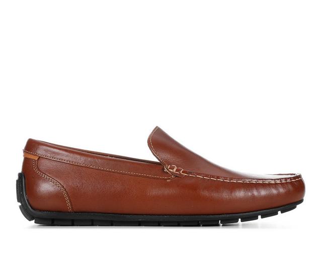 Men's Johnston and Murphy Beck Venetian Loafers in Tan color