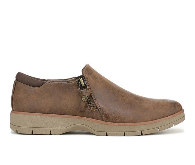 Women's Dr. Scholls Nice Day Now Slip On Shoes in Mid Brown color