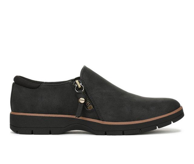 Women's Dr. Scholls Nice Day Now Slip On Shoes in Dusty Black color