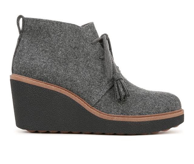 Women's Dr. Scholls Aurora Wedge Booties in Charcoal color