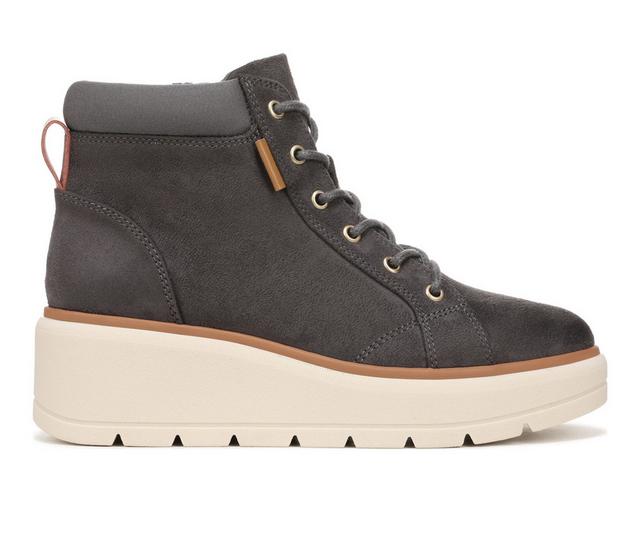 Women's Dr. Scholls Nice Day Max Alpine Winter Booties in Greystone color
