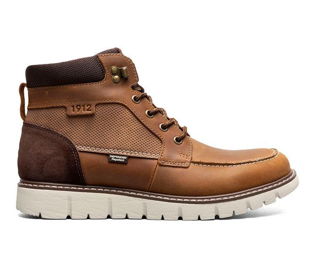 Men's Nunn Bush Karnak Hiking Boots in Tan Leather color