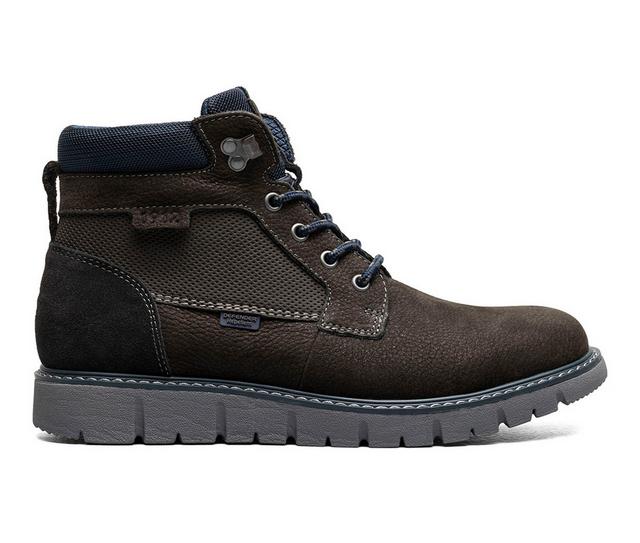 Men's Nunn Bush Karnak Plain Toe Hiking Boots in Charcoal color