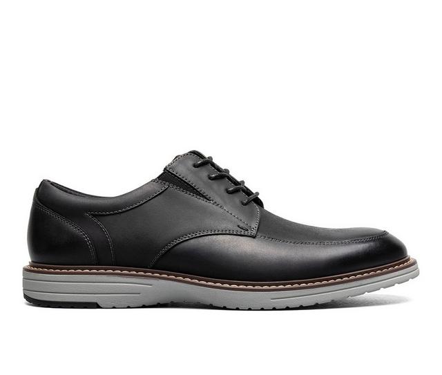 Men's Nunn Bush Griff Moc Toe Dress Shoes in Black Multi color