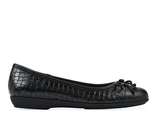 Women's Cliffs by White Mountain Careen Flats in Black color