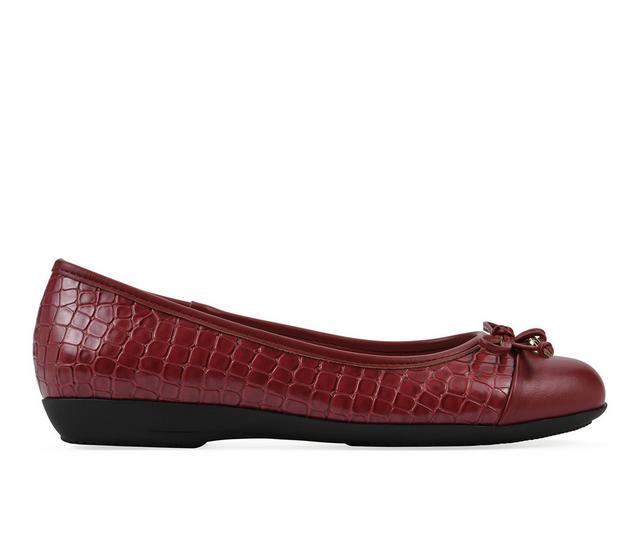 Women's Cliffs by White Mountain Careen Flats in Red color