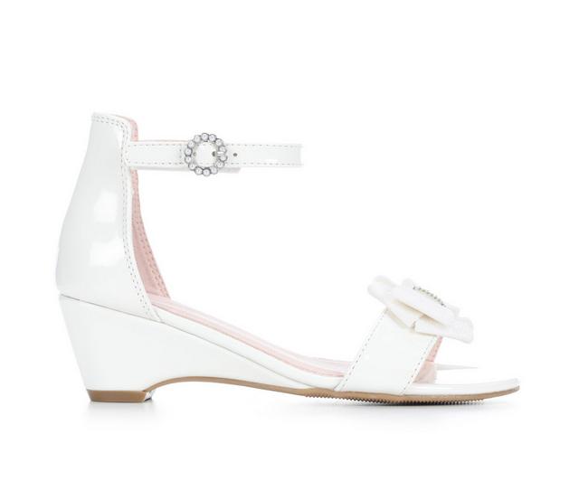 Girls' Self Esteem Little Kid & Big Kid Kinley Special Occasion Wedge Sandals in White color