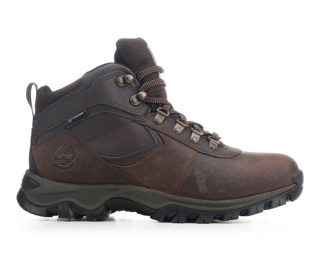 Men's Timberland Mt Maddsen Hiking Boots in Dark Brown color
