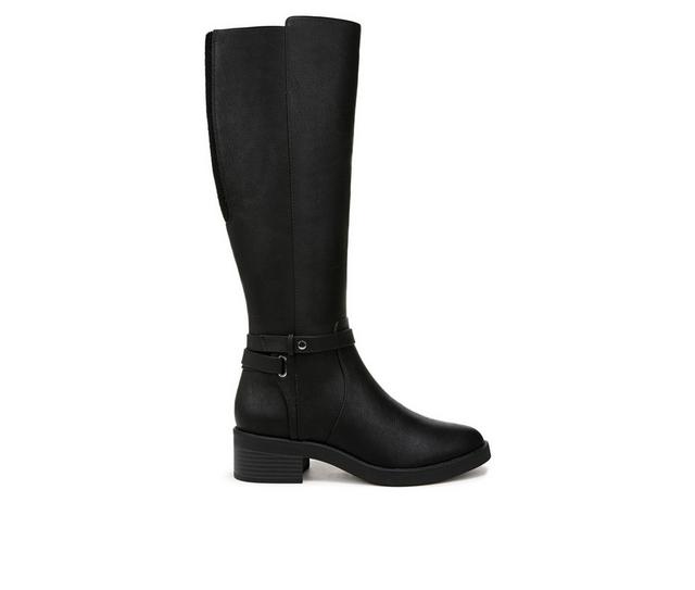 Women's LifeStride Berkley Wide Calf Knee High Boots in Black color