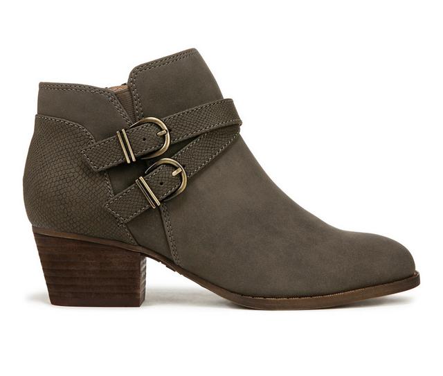 Women's LifeStride Blaire Booties in Dark Grey color