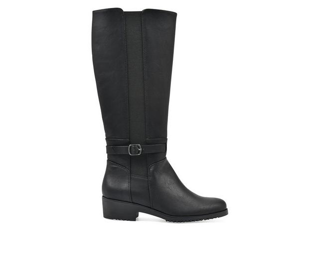 Women's Cliffs by White Mountain Durra Knee High Boots in Black color