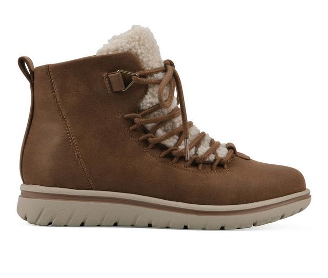 Women's Cliffs by White Mountain Happiest Winter Boots in Light Brown color