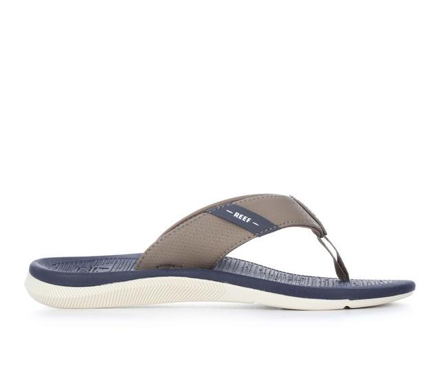 Boys' Reef Little Kid & Big Kid Santa Ana Flip-Flops in Navy/Khaki color