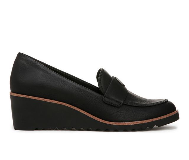 Women's LifeStride Zed Wedge Loafers in Black color