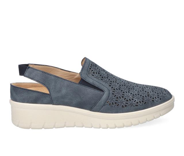 Women's Easy Street Petal Sneakers in Navy color