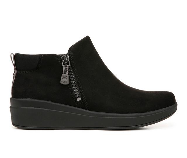 Women's Ryka Lyrical Booties in Black color