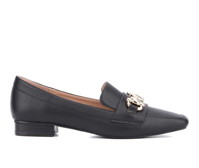 Women's New York and Company Damara Loafers in Black color