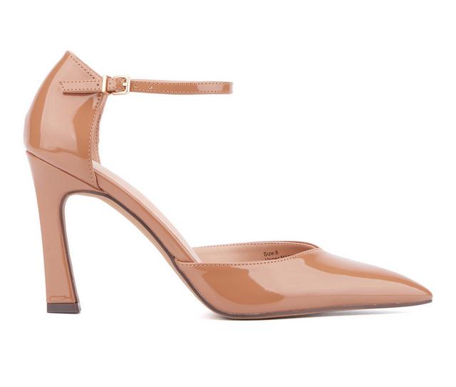 Women's New York and Company Xaria Pumps in Cognac color
