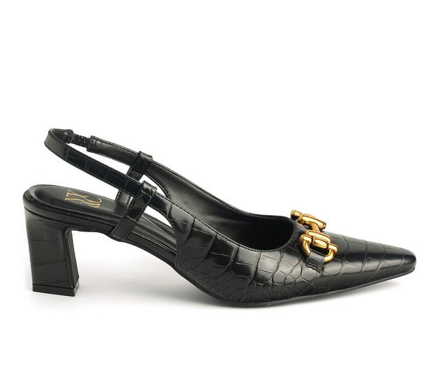 Women's New York and Company Ilona Slingback Pumps in Black color