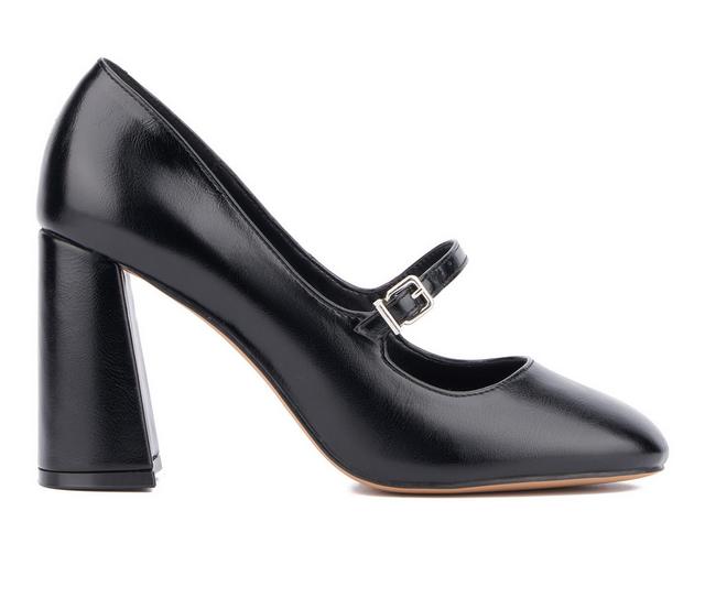 Women's New York and Company Elaine Mary Jane Pumps in Black color