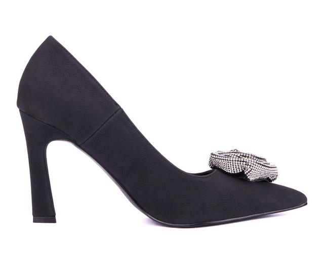 Women's New York and Company Ilyana Special Occasion Pumps in Black color