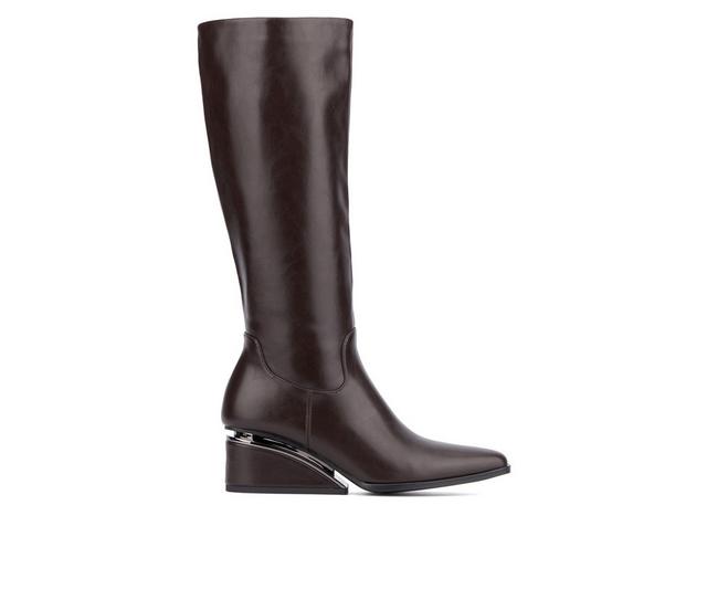 Women's Torgeis Maegan Knee High Boots in Brown color