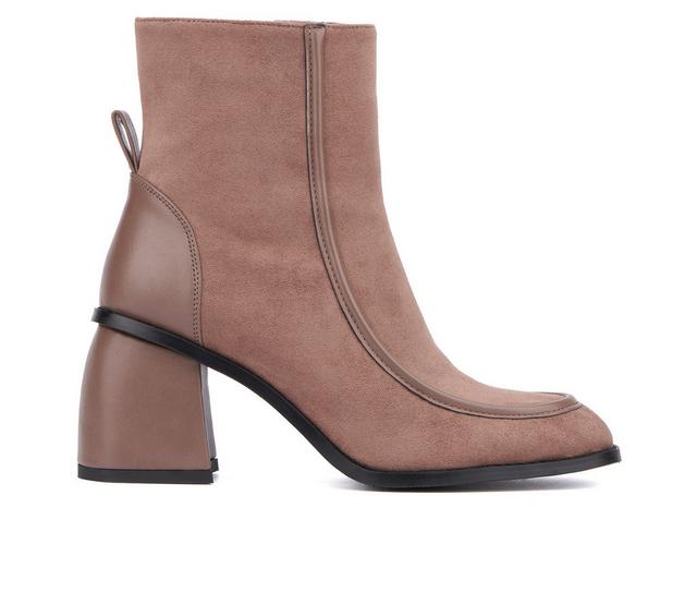 Women's Torgeis Rashida Booties in Taupe color