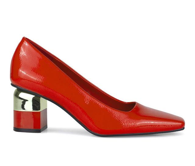 Women's Ninety Union Melody Pumps in Red color