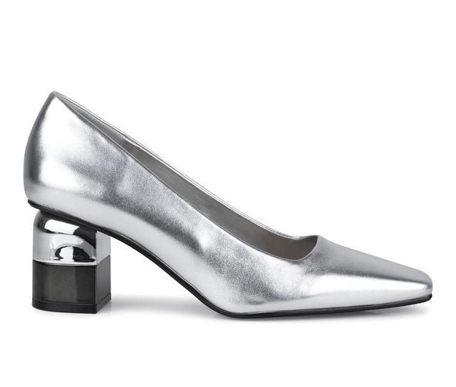 Women's Ninety Union Melody Pumps in Silver color