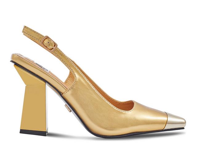 Women's Ninety Union Jane Slingback Pumps in Gold color