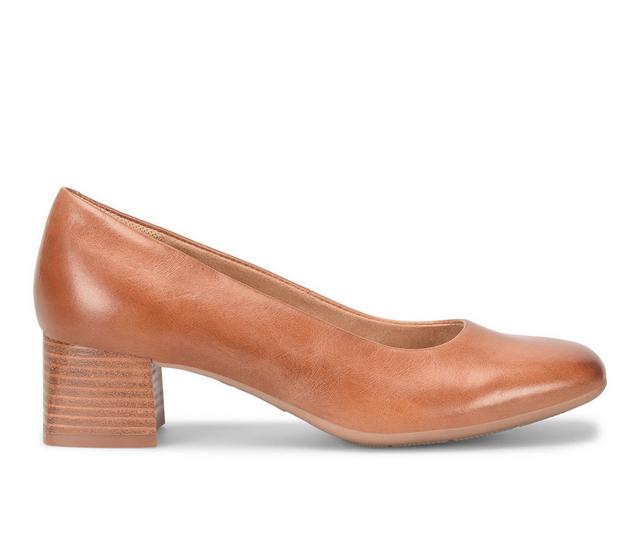 Women's Comfortiva Peach Pumps in Cork color