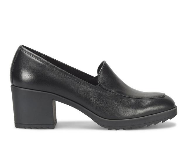 Women's Comfortiva Hailey Slip Reistant Dress Loafers in Black color