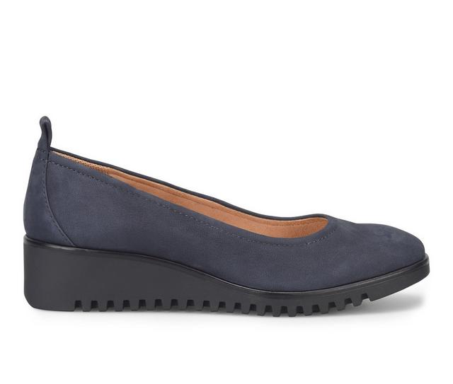 Women's Comfortiva Dillon Slip Resistant Wedges in Storm Blue color