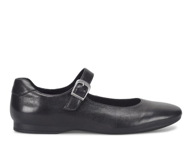 Women's Comfortiva Kaylee Slip Resistant Mary Jane Flats in Black color