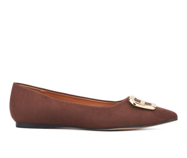 Women's Torgeis Hartwell Flats in Tan color