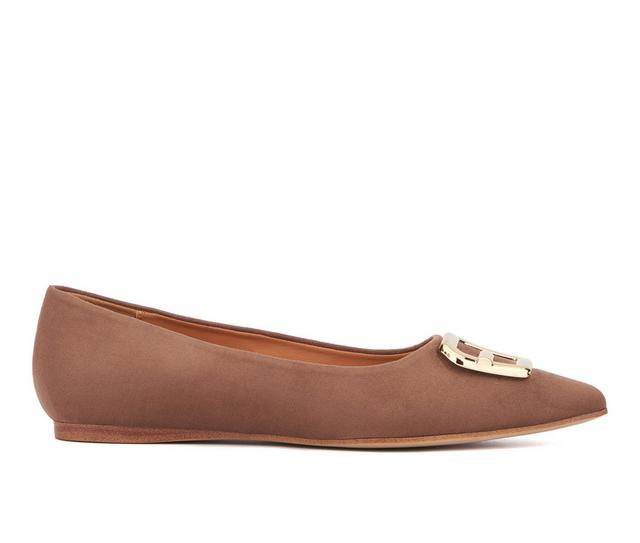 Women's Torgeis Hartwell Flats in Taupe color