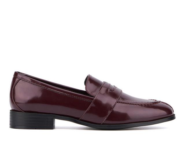 Women's Torgeis Sabina Loafers in Burgundy color