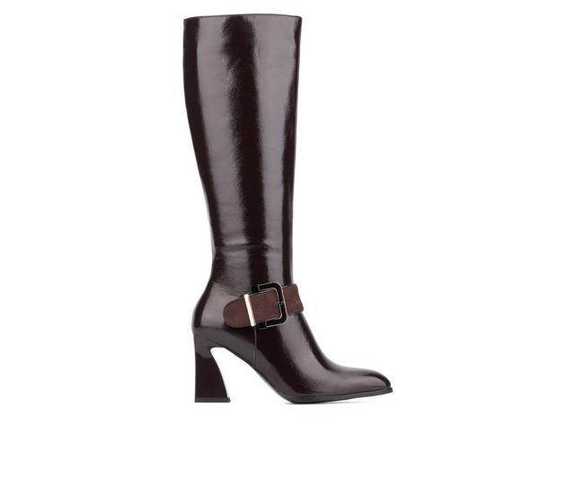 Women's Torgeis Abrianna Knee High Boots in Brown color