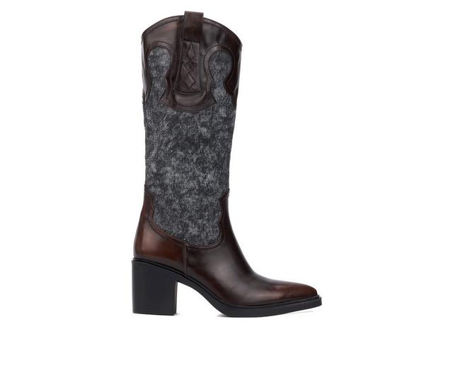 Women's Torgeis Velda Knee High Boots in Denim color