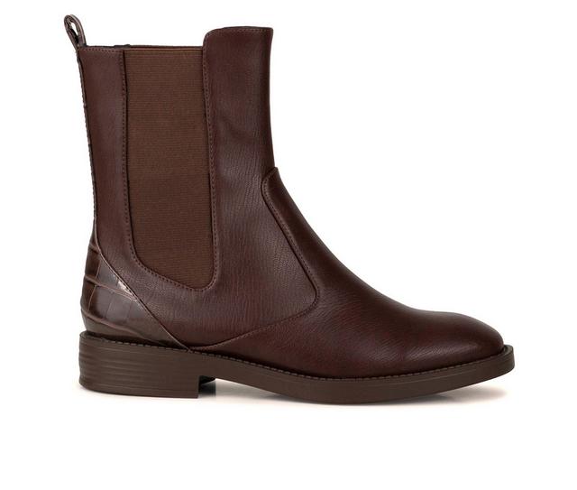 Women's Ninety Union Cassidy Booties in Brown color