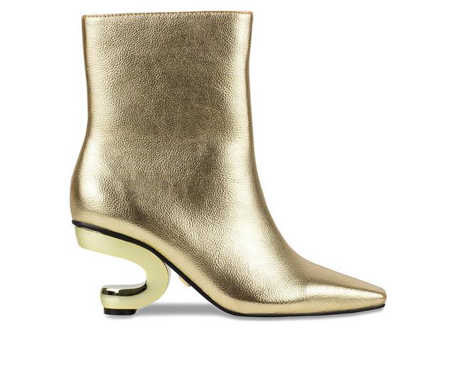 Women's Ninety Union Getaway Booties in Gold color