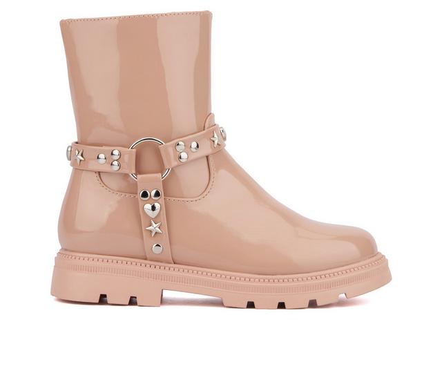 Girls' Olivia Miller Girl Toddler & Little Kid Harness Boots in Blush color