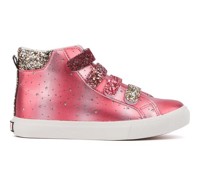 Girls' Olivia Miller Girl Little & Big Kid Rain Bow Sneakers in Rose color