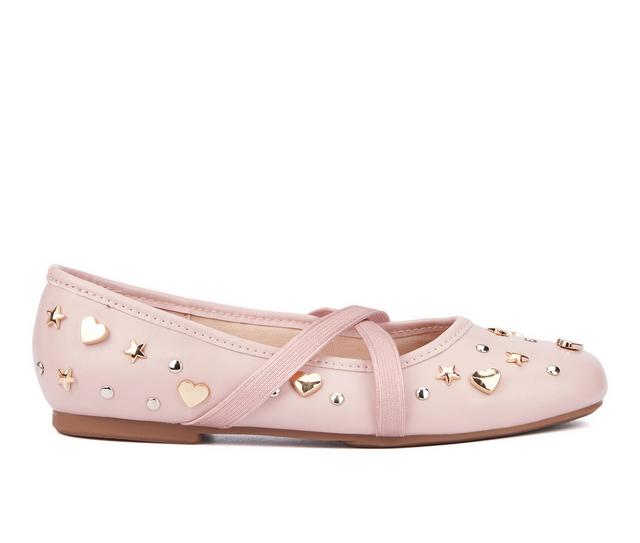 Girls' Olivia Miller Girl Little & Big Kid Atomic Vibes Flats in Pink color