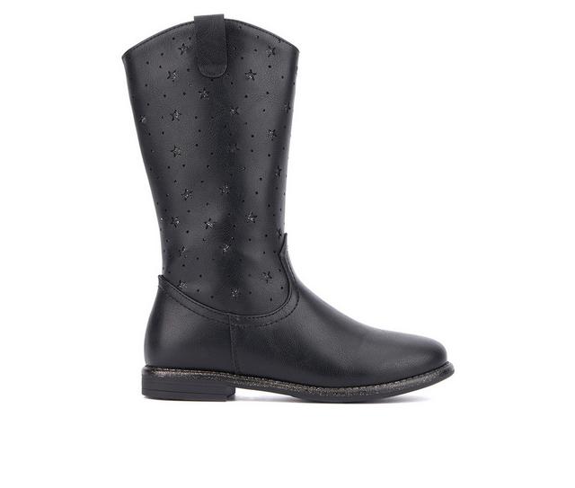 Girls' Olivia Miller Girl Little & Big Kid Chasing Starz Boots in Black color