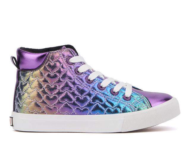 Girls' Olivia Miller Girl Little & Big Kid Real Legend High Top Sneakers in Gasoline color